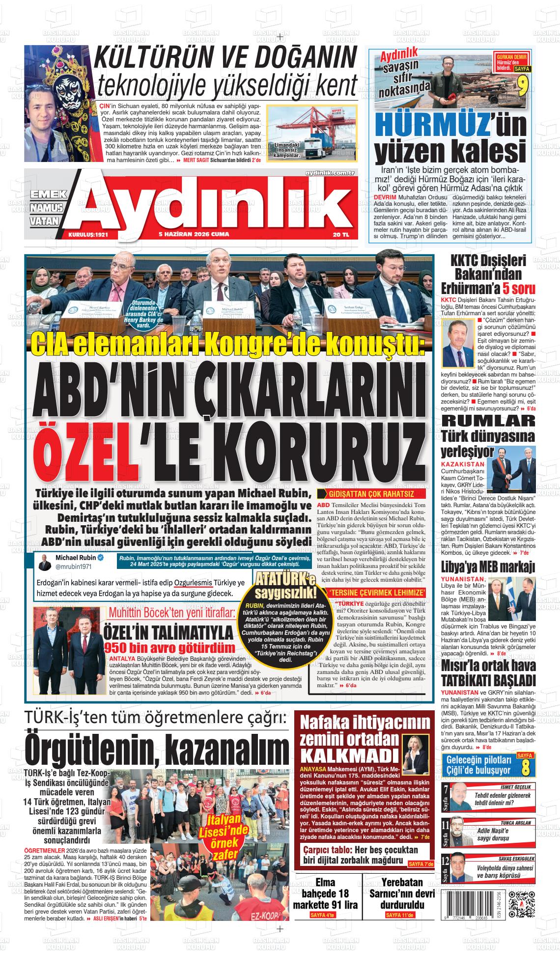Istanbul Aydinlikvatanemeknamus 05.06.2026