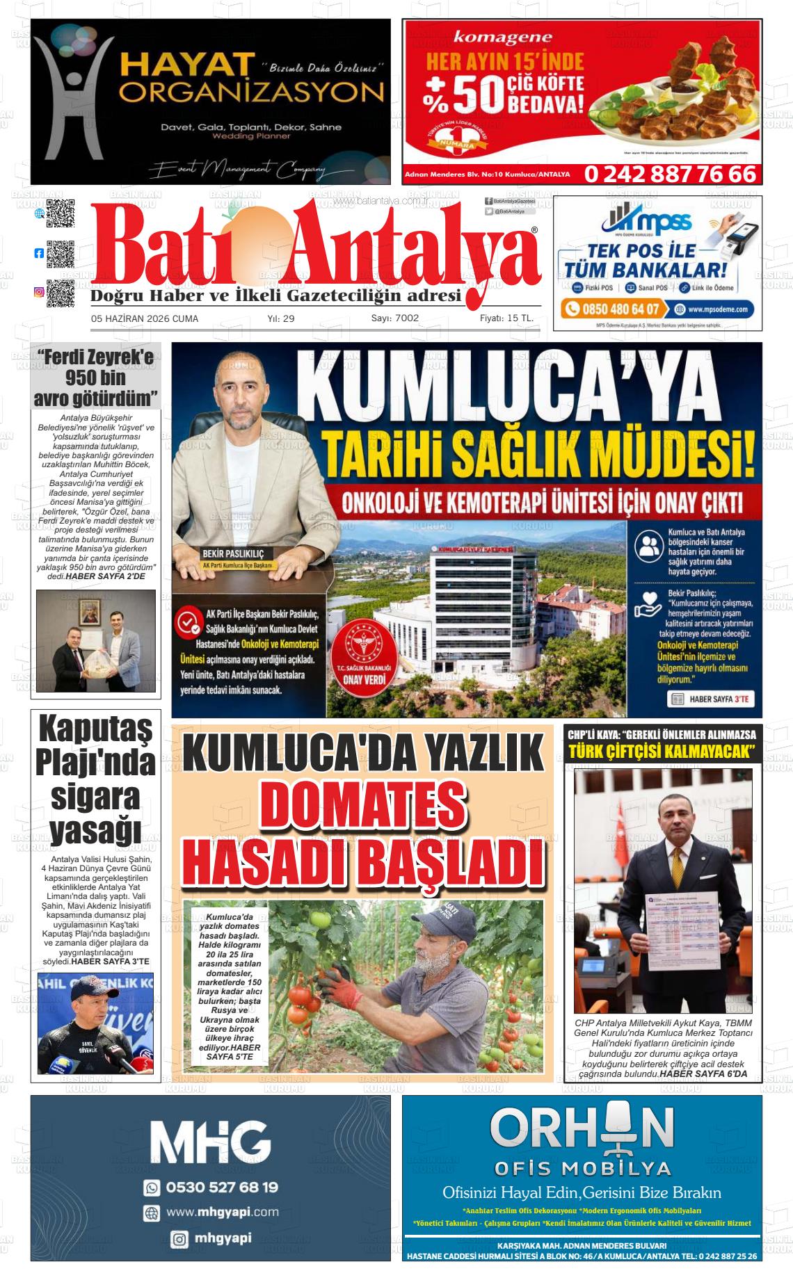 Antalya Bati 05.06.2026
