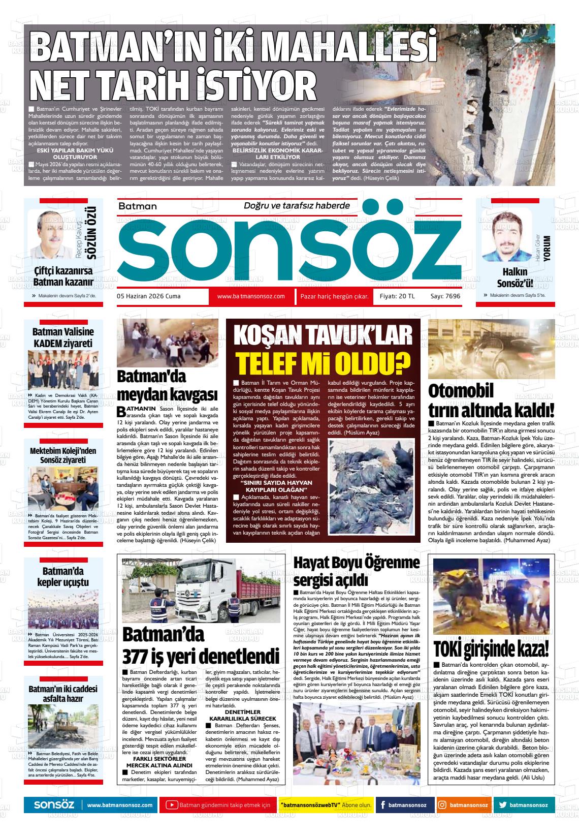Batman Sonsoz 05.06.2026