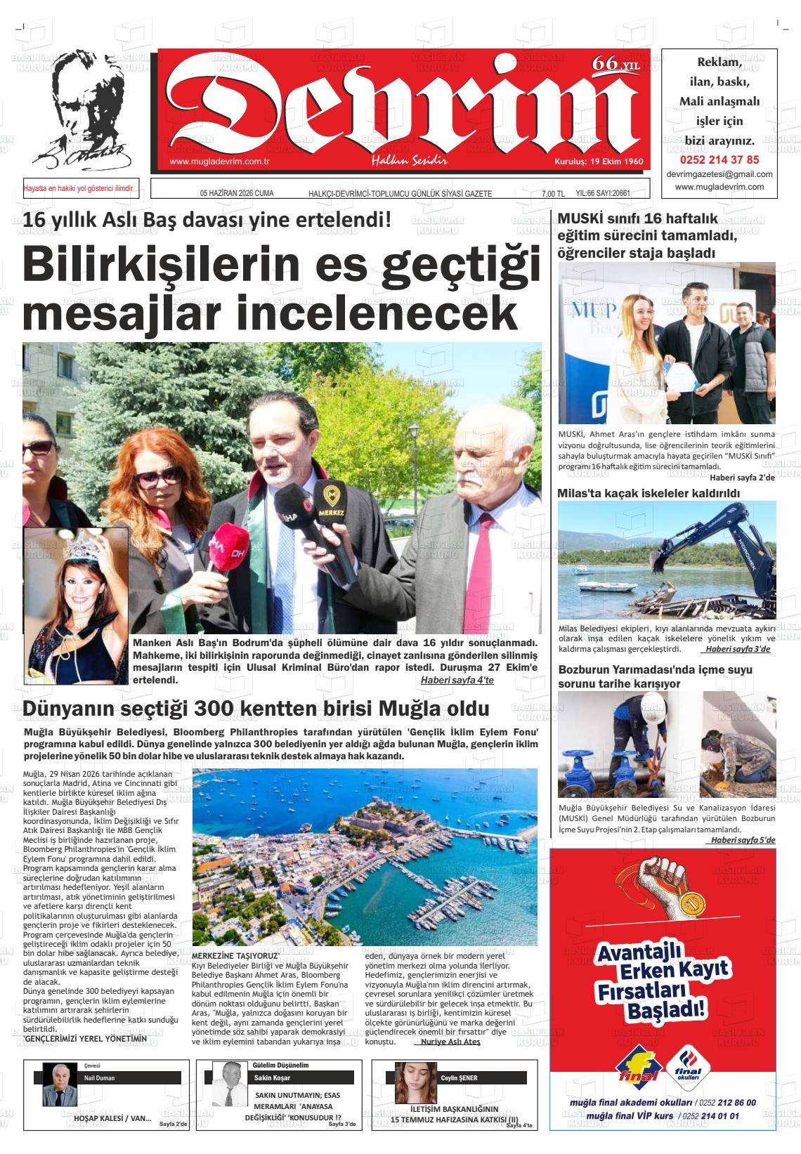 Tekirdag Devrim 05.06.2026