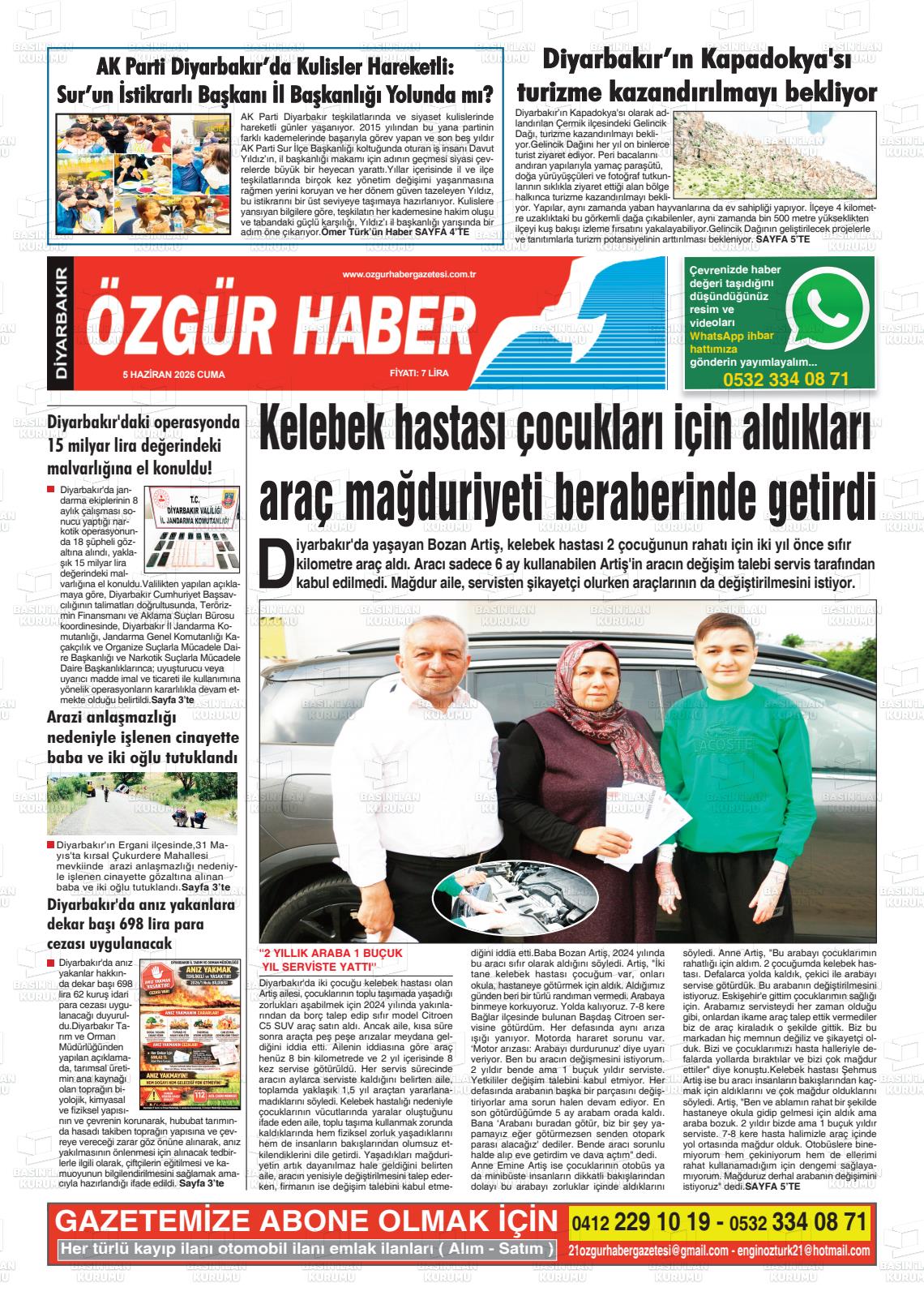 Diyarbakir Ozgurhaber 05.06.2026