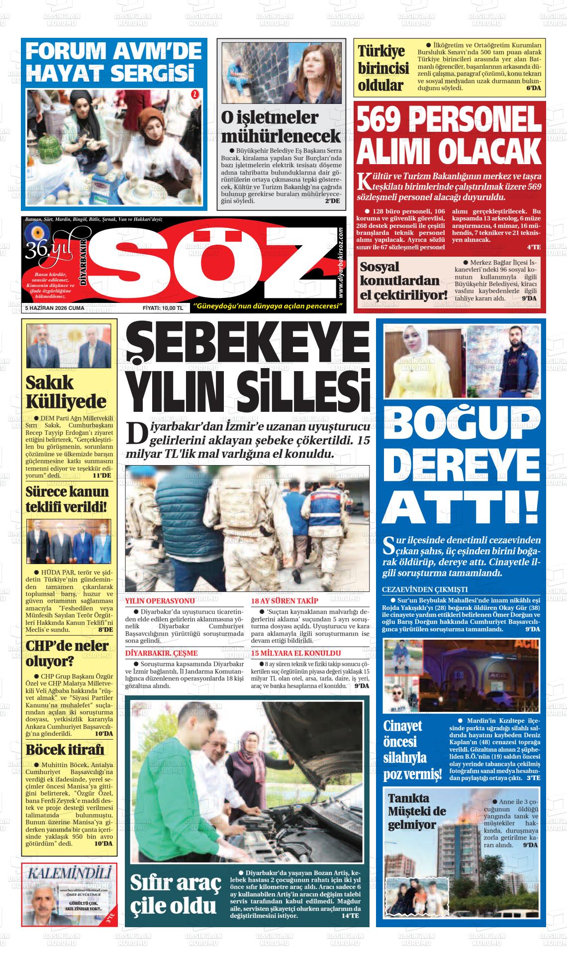 Diyarbakir Soz 05.06.2026