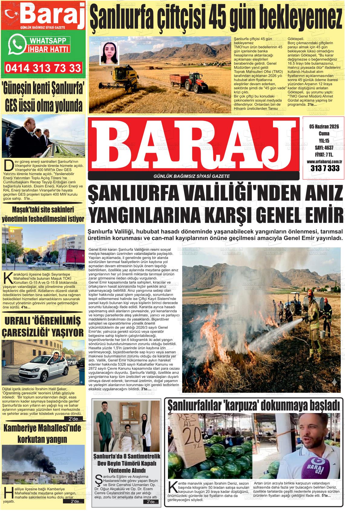 Sanliurfa Dundenbugunesafak 05.06.2026