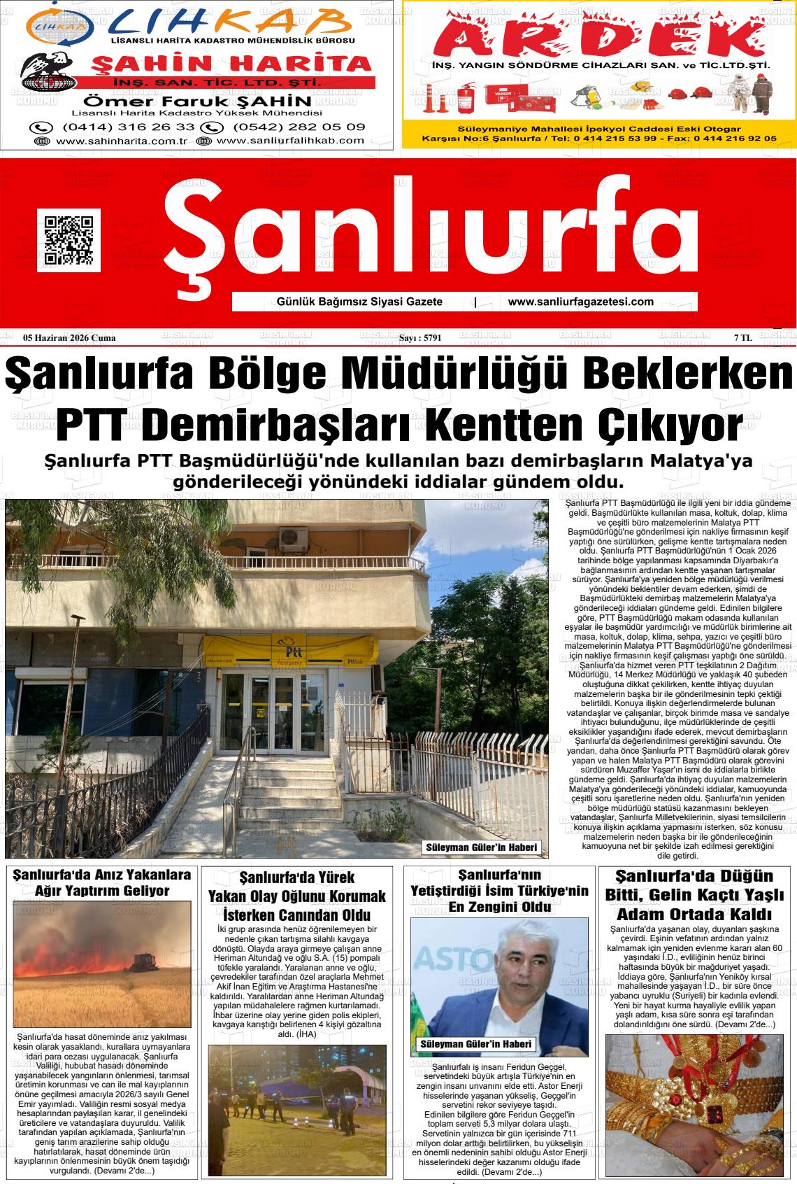 Sanliurfa Dunyadaveturkiyede 05.06.2026