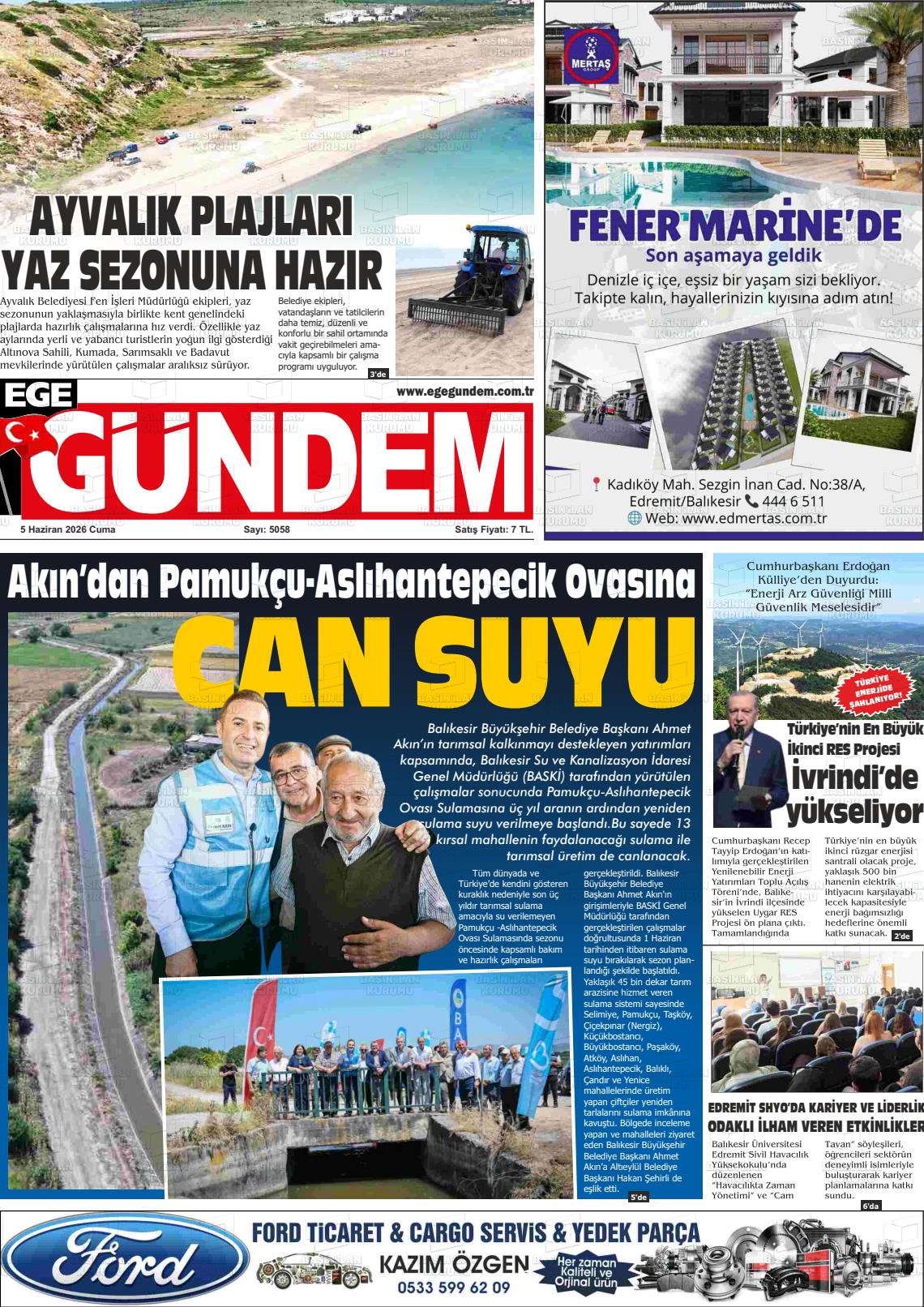Balikesir Egegundem 05.06.2026