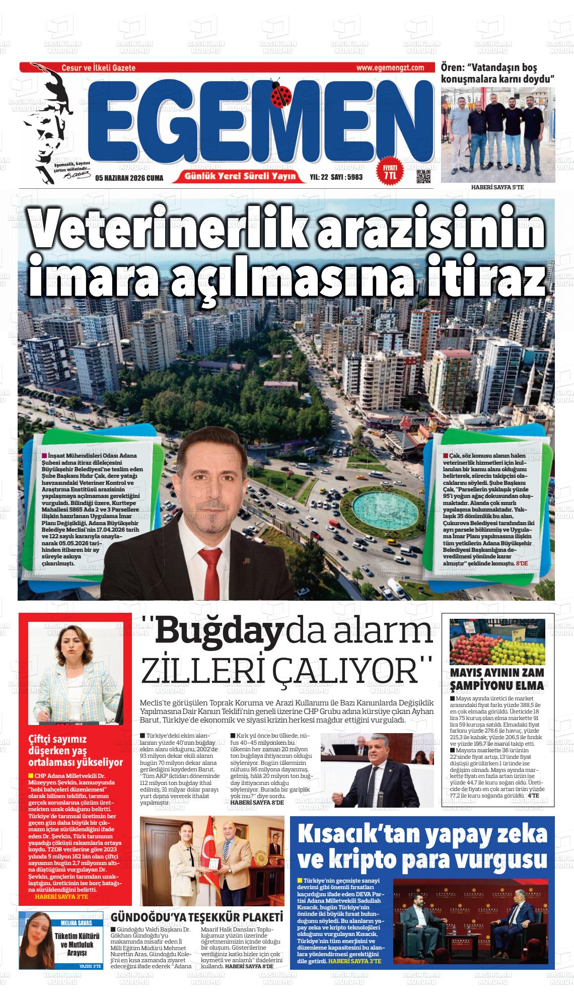 Adana Egemen 05.06.2026