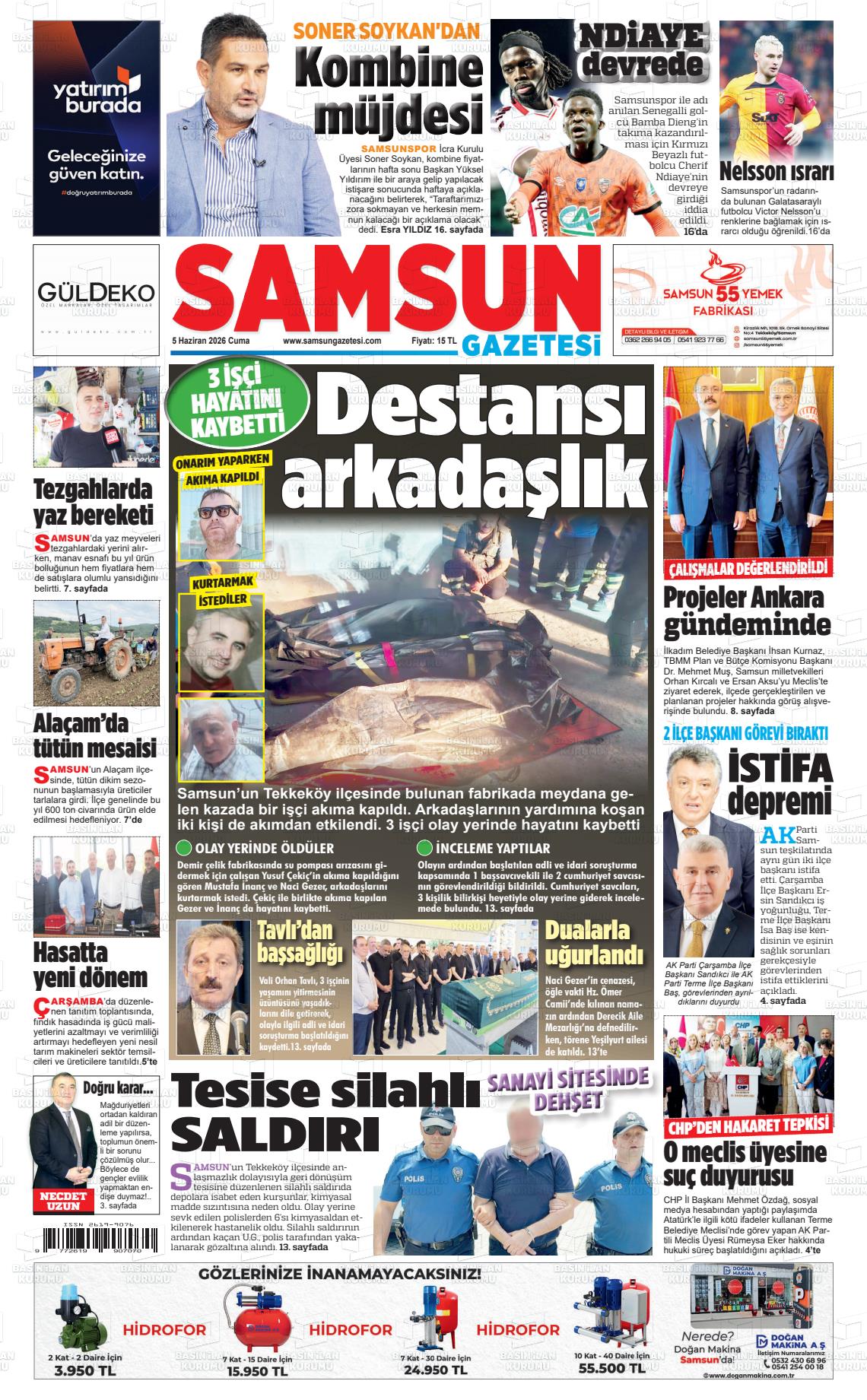 Samsun Ekip 05.06.2026