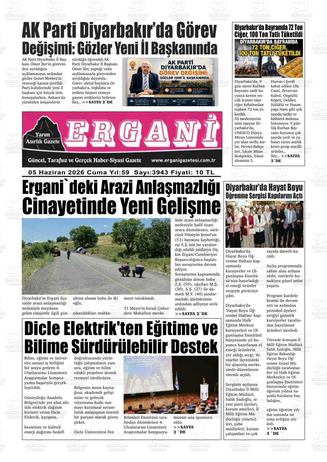 Diyarbakir Ergani 05.06.2026