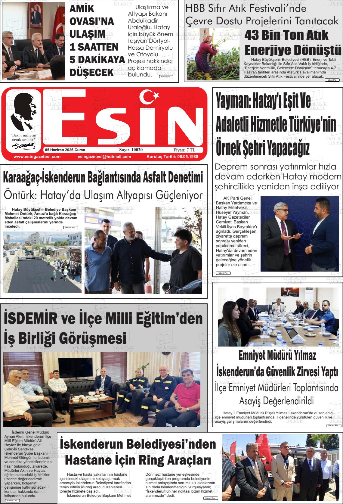 Hatay Esin 05.06.2026