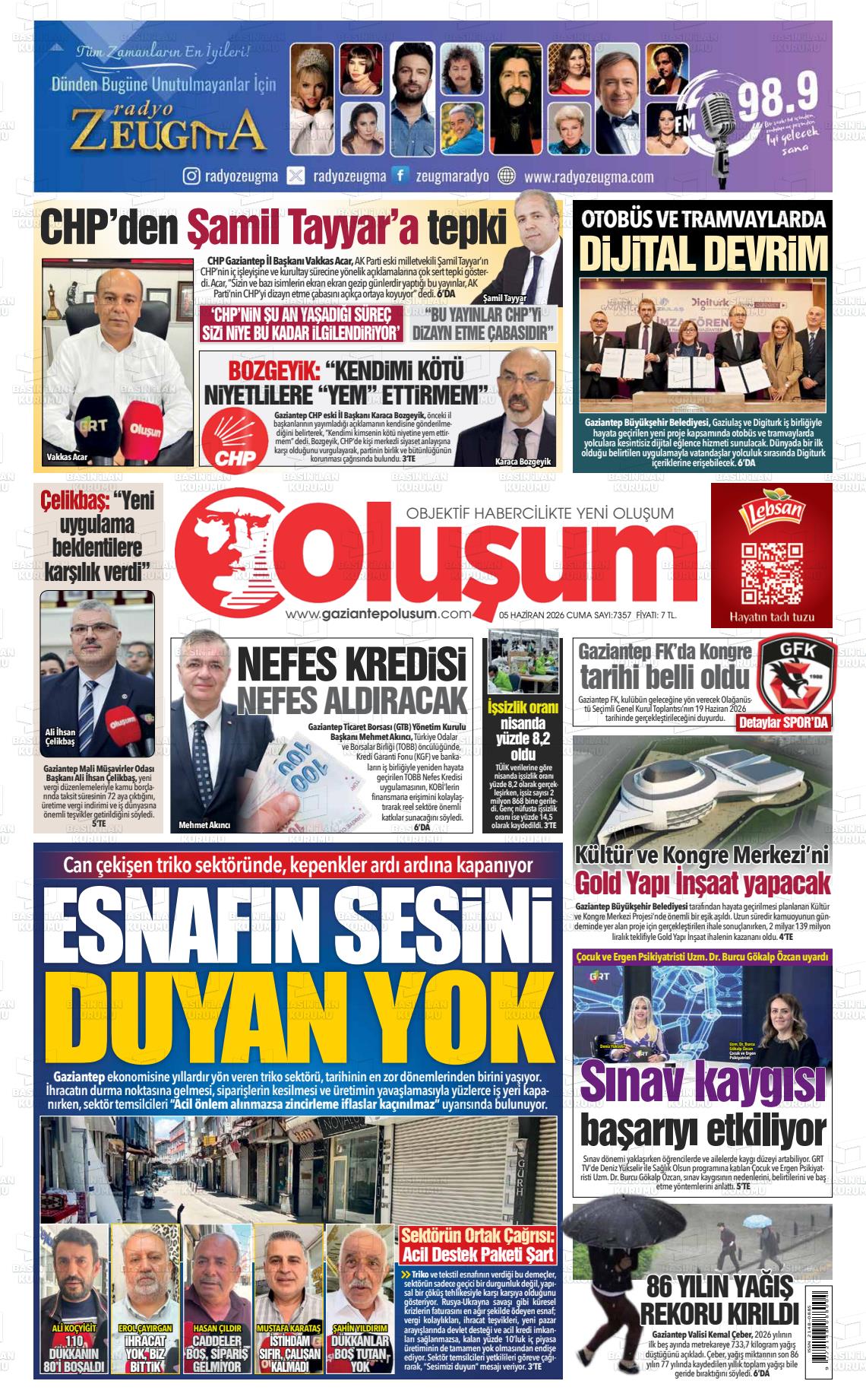 Gaziantep Olusum 05.06.2026