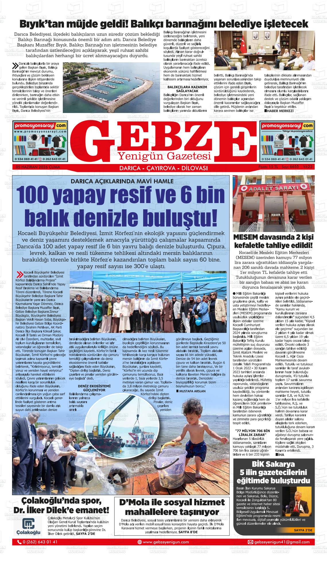 Kocaeli Gebzeyenigun 05.06.2026