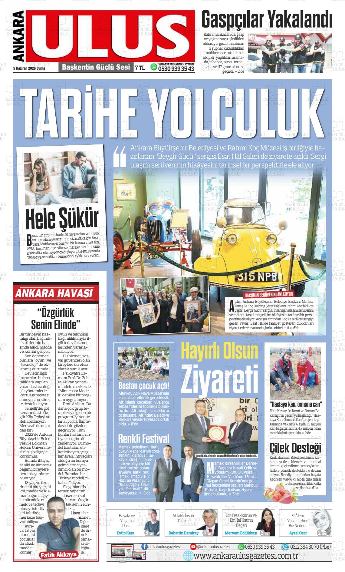 Ankara Habervaktim 05.06.2026
