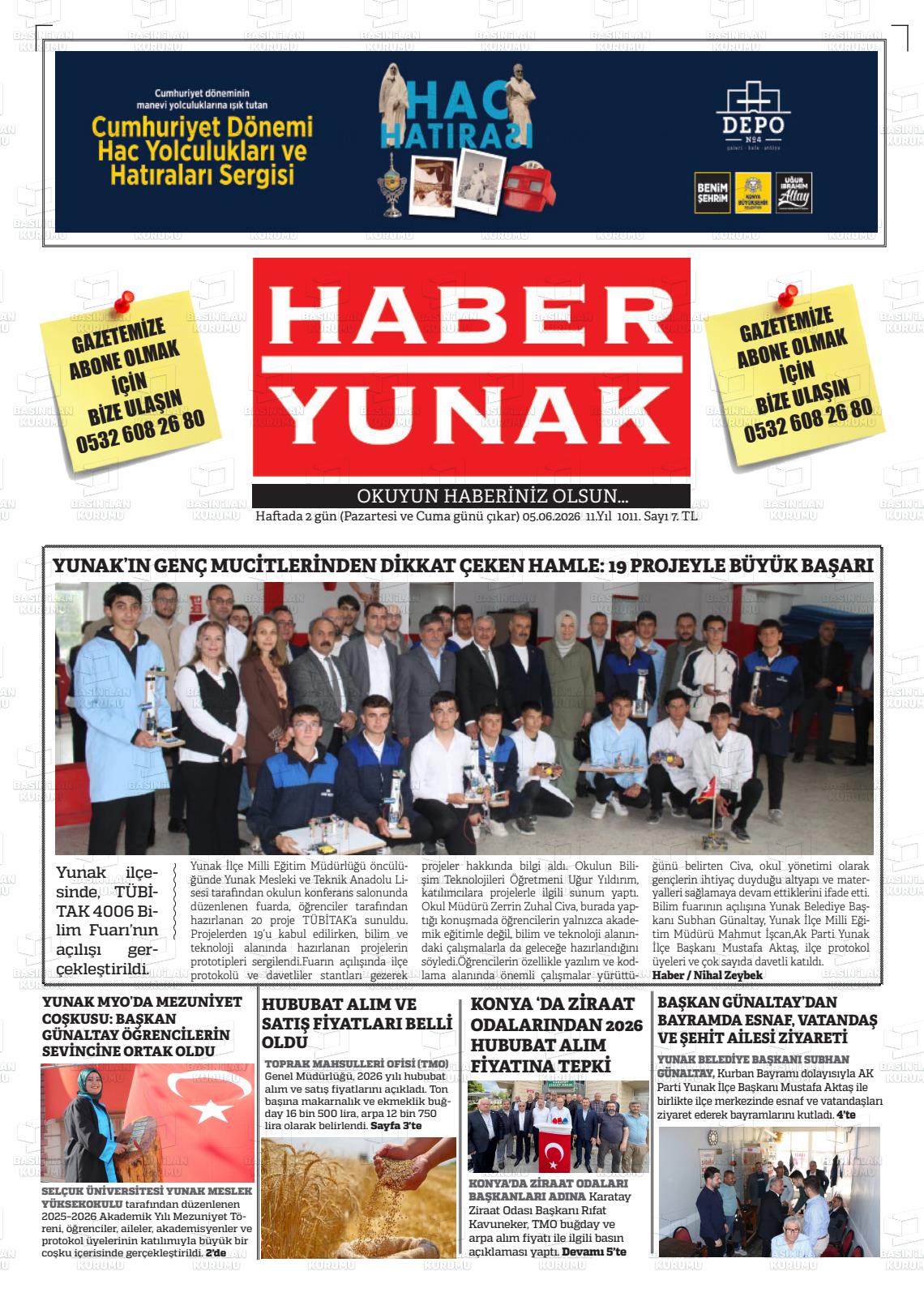 Konya Haberyunak 05.06.2026