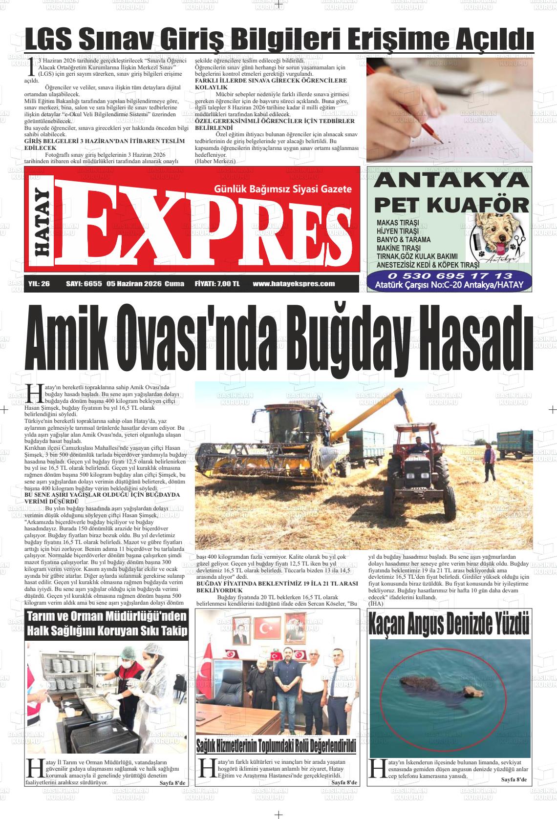 Hatay Expres 05.06.2026