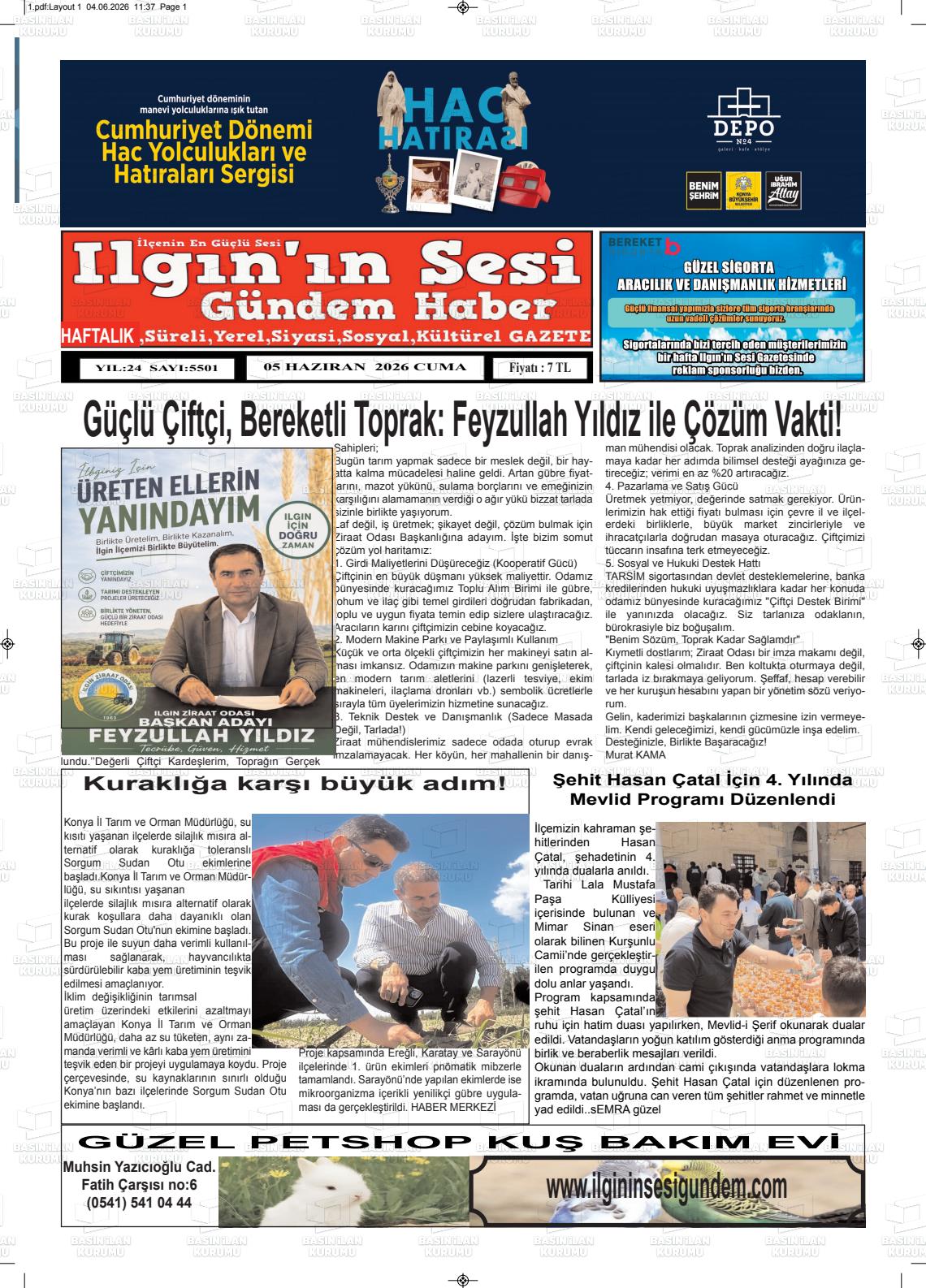 Konya Ilgininsesi 05.06.2026