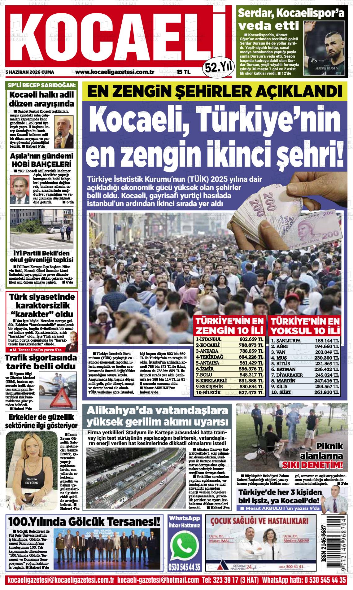 Kocaeli 05.06.2026