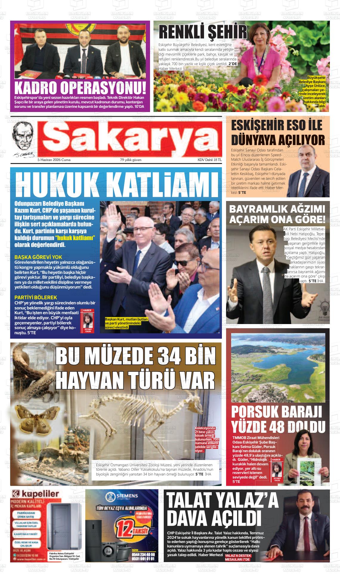 Eskisehir Sakarya 05.06.2026