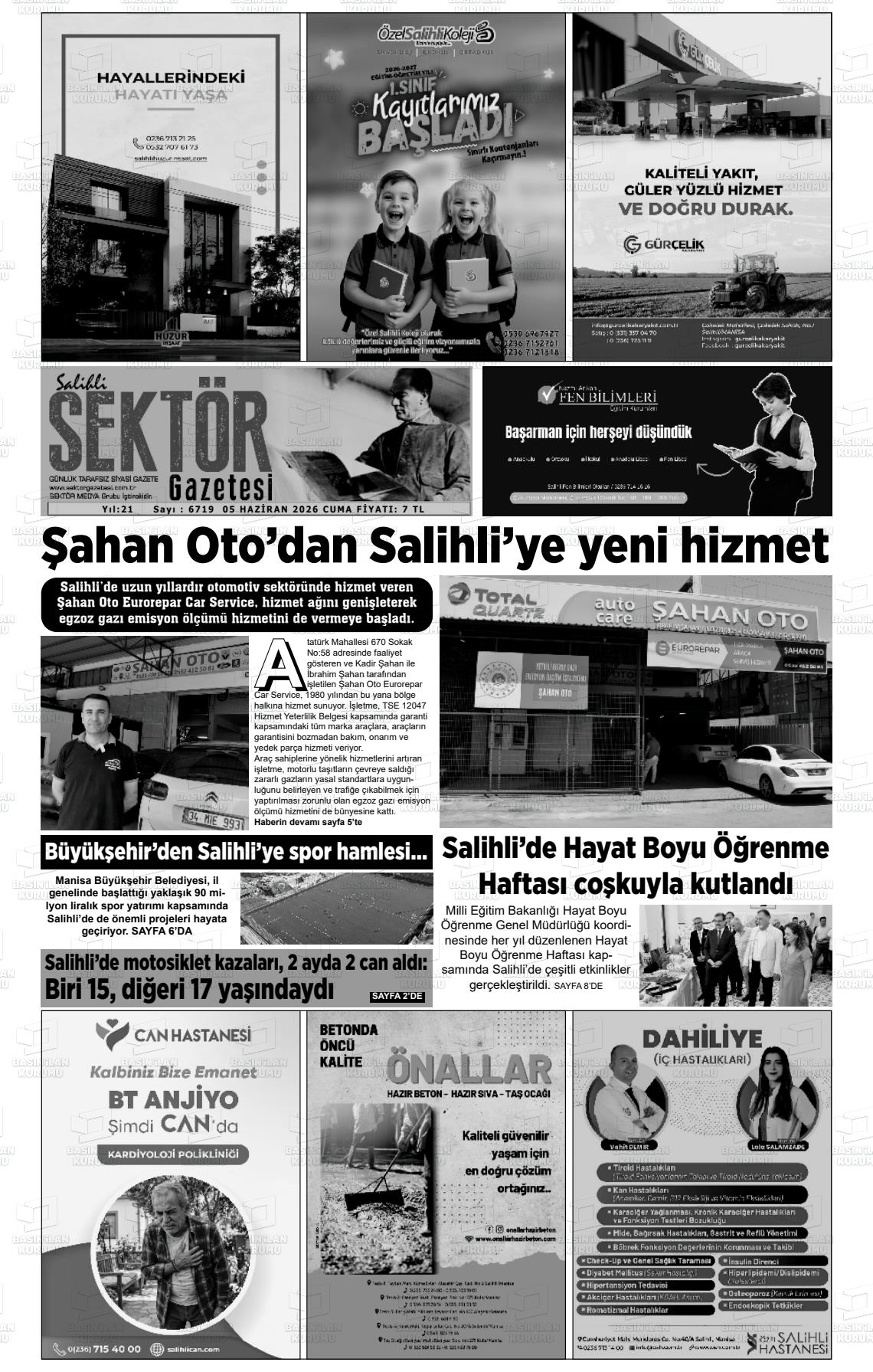 Manisa Salihlisektor 05.06.2026