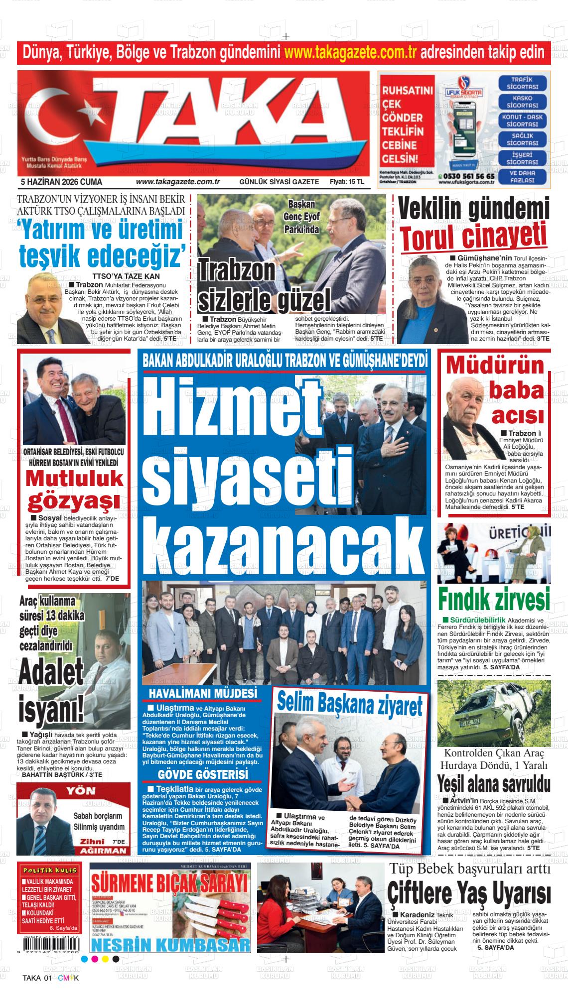 Trabzon Taka 05.06.2026