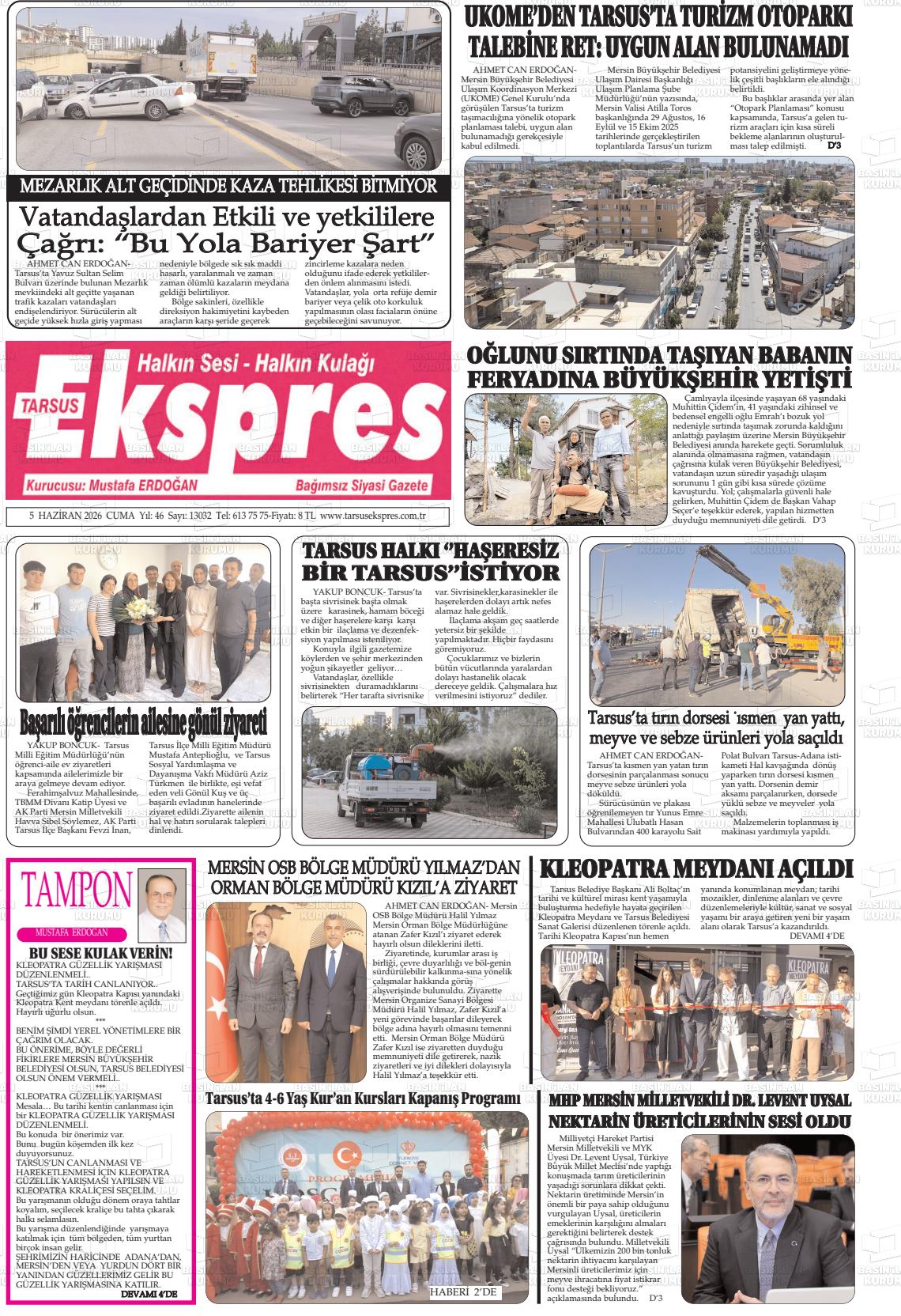 Mersin Tarsusekspres 05.06.2026