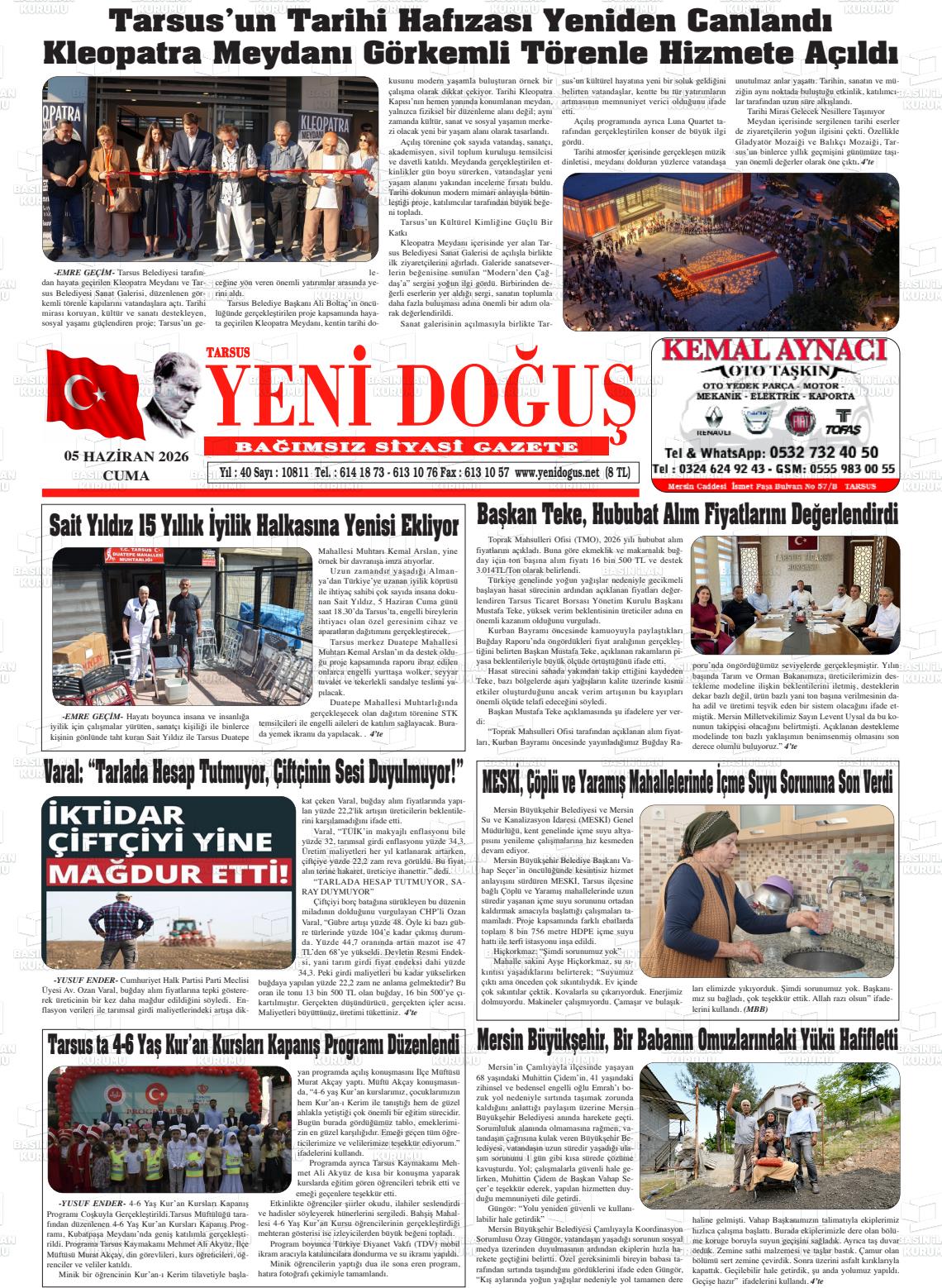 Mersin Tarsusyenidogus 05.06.2026