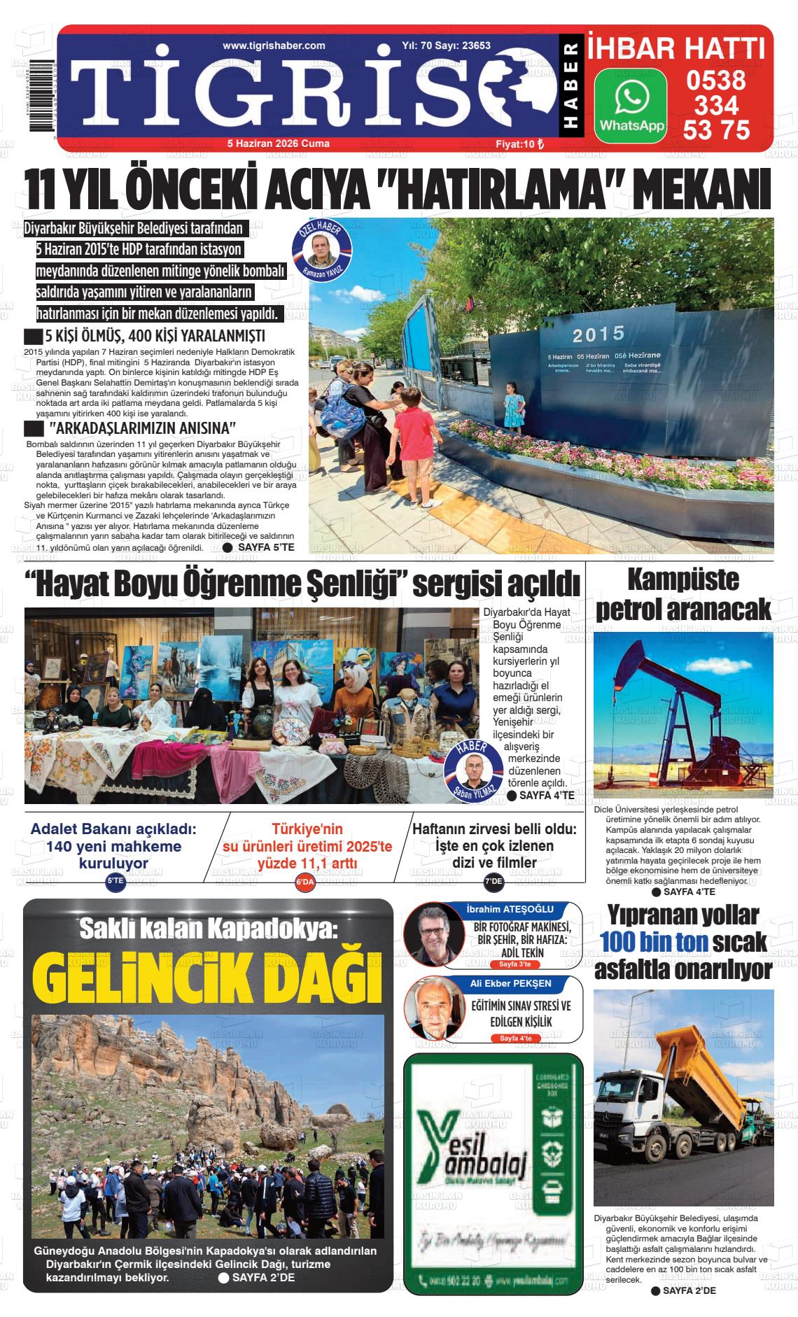 Diyarbakir Tirgis 05.06.2026