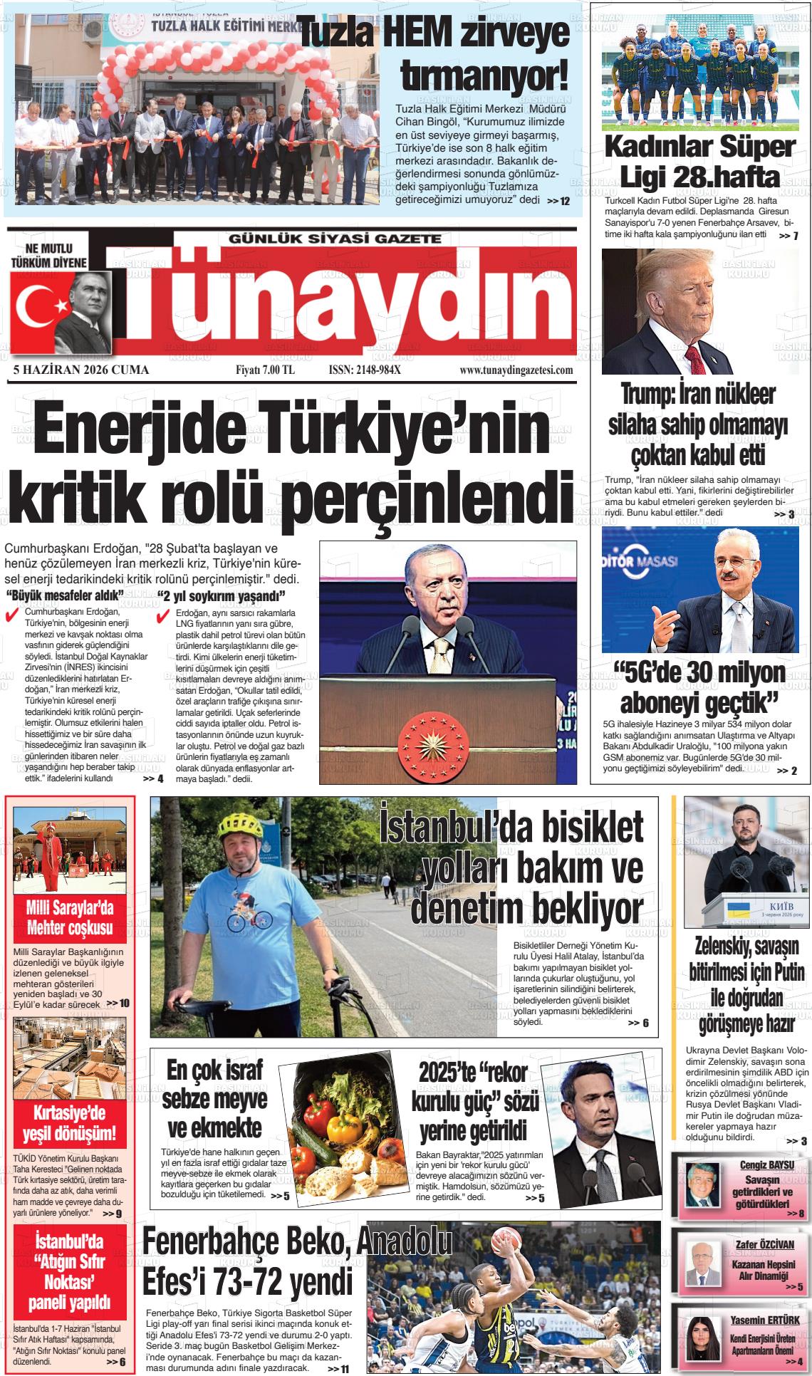 Istanbul Tunaydin 05.06.2026
