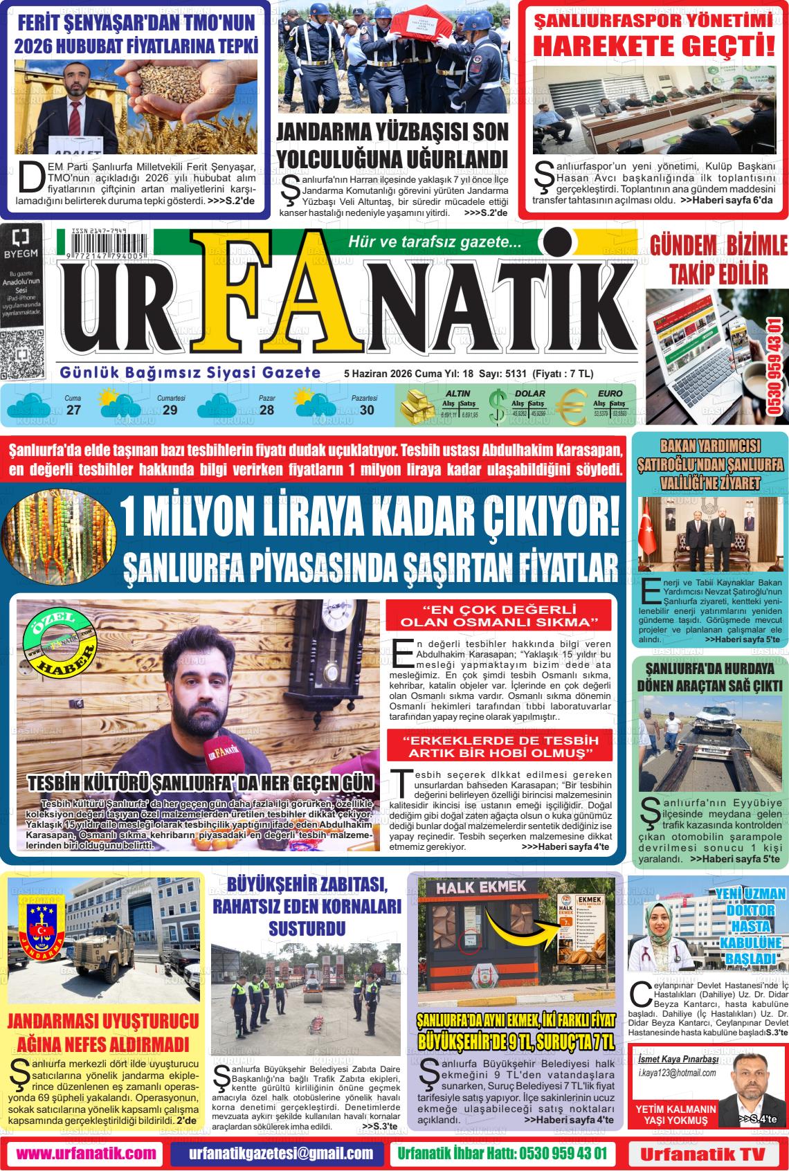 Sanliurfa Urfanatik 05.06.2026