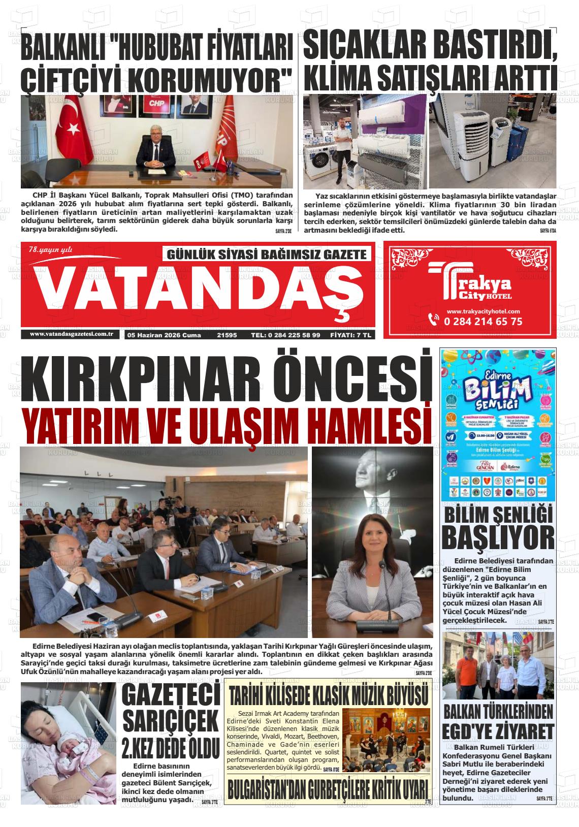 Edirne Vatandas 05.06.2026
