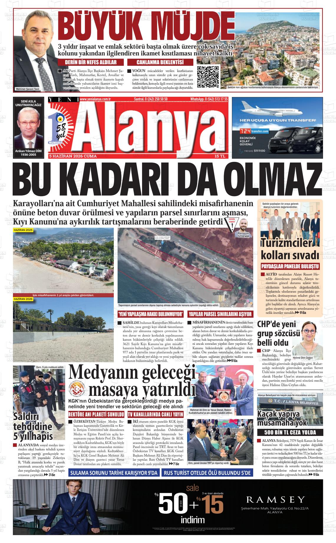 Antalya Yenialanya 05.06.2026