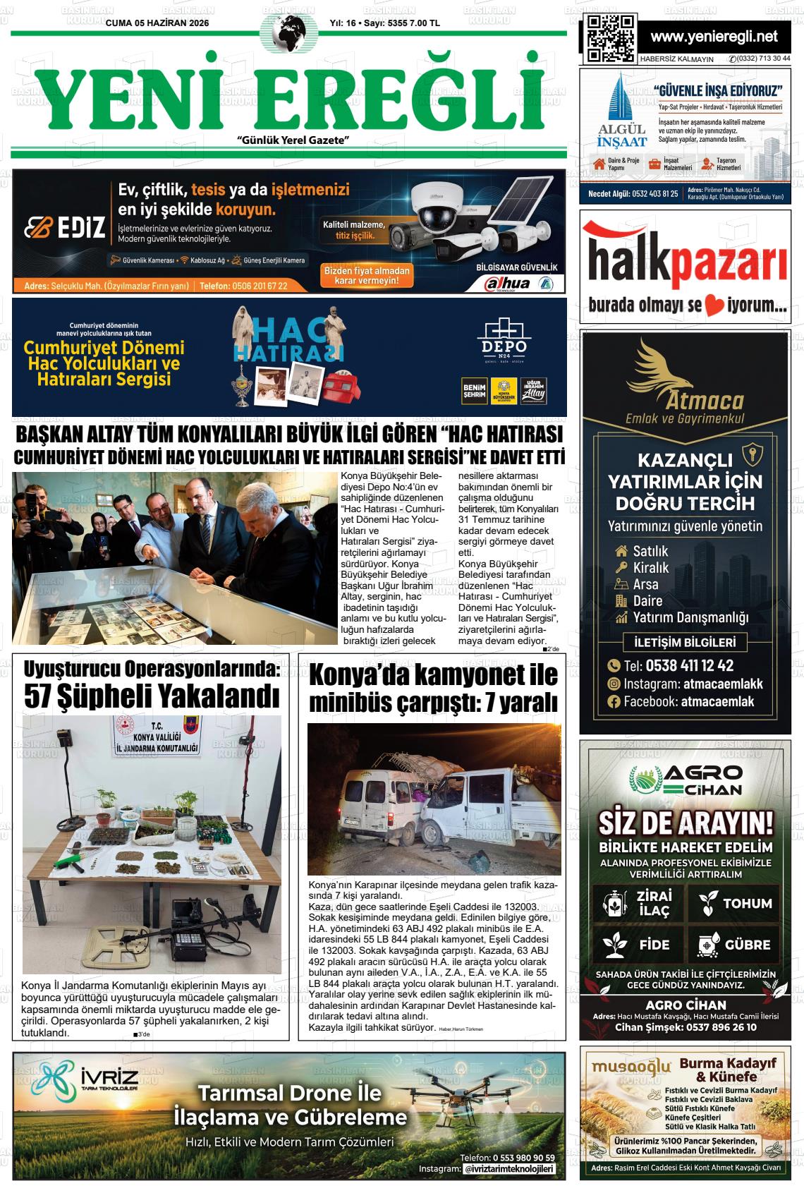 Konya Yenieregli 05.06.2026