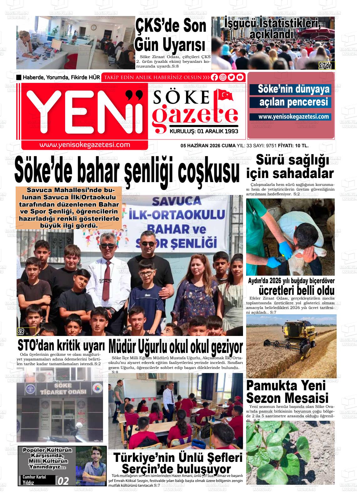 Aydin Yenisoke 05.06.2026