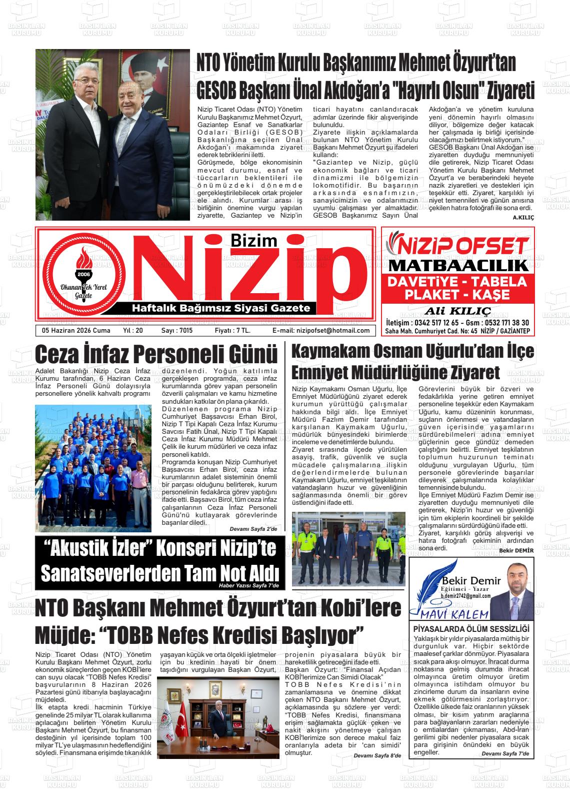 Gaziantep Yesilnizip 05.06.2026