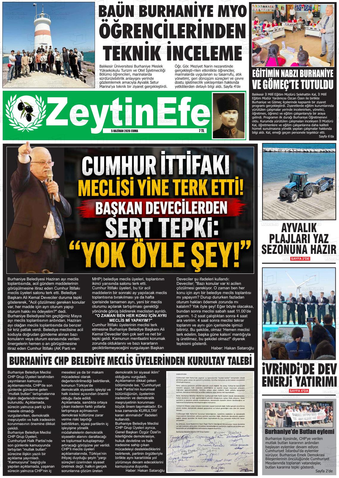 Balikesir Zeytinefe 05.06.2026