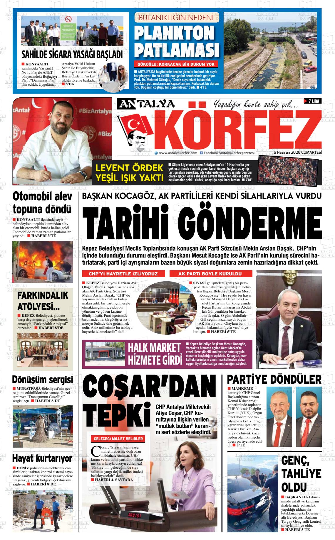 Antalya Korfez 06.06.2026