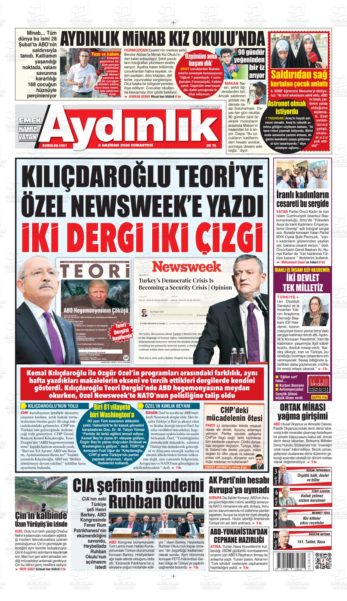 Istanbul Aydinlikvatanemeknamus 06.06.2026