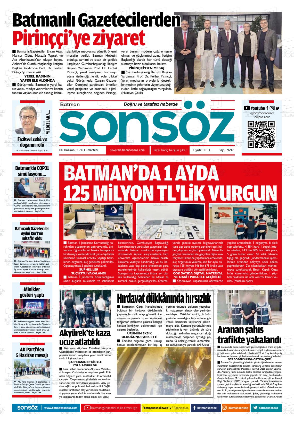 Batman Sonsoz 06.06.2026