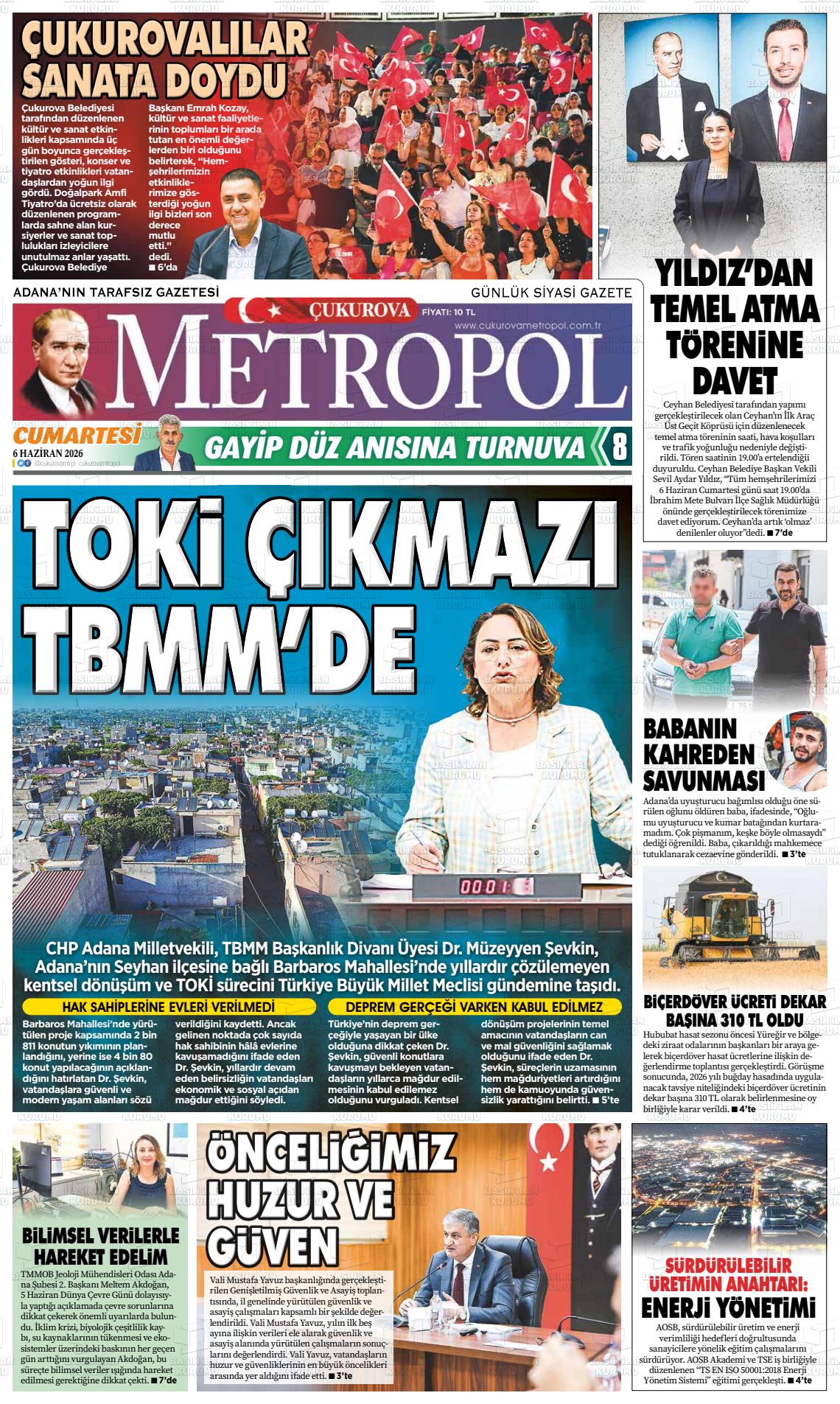 Adana Cukurovametropol 06.06.2026