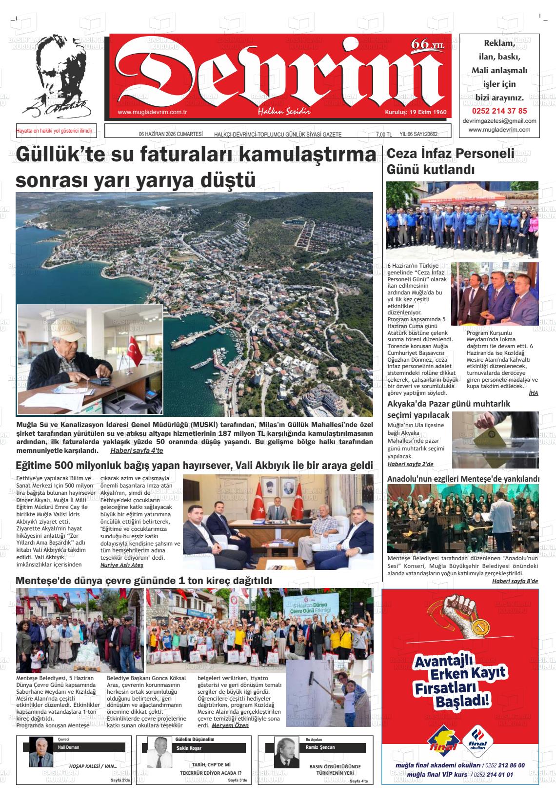 Tekirdag Devrim 06.06.2026