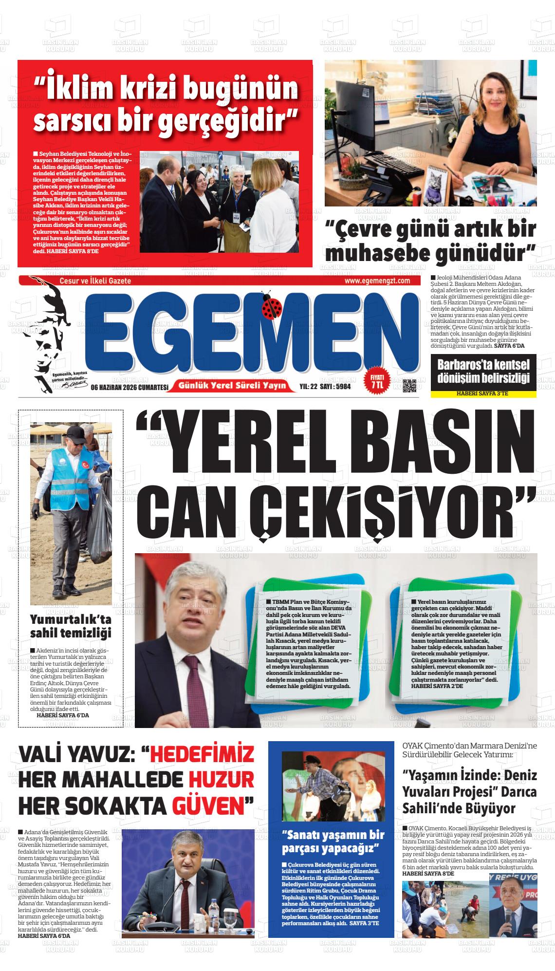 Adana Egemen 06.06.2026
