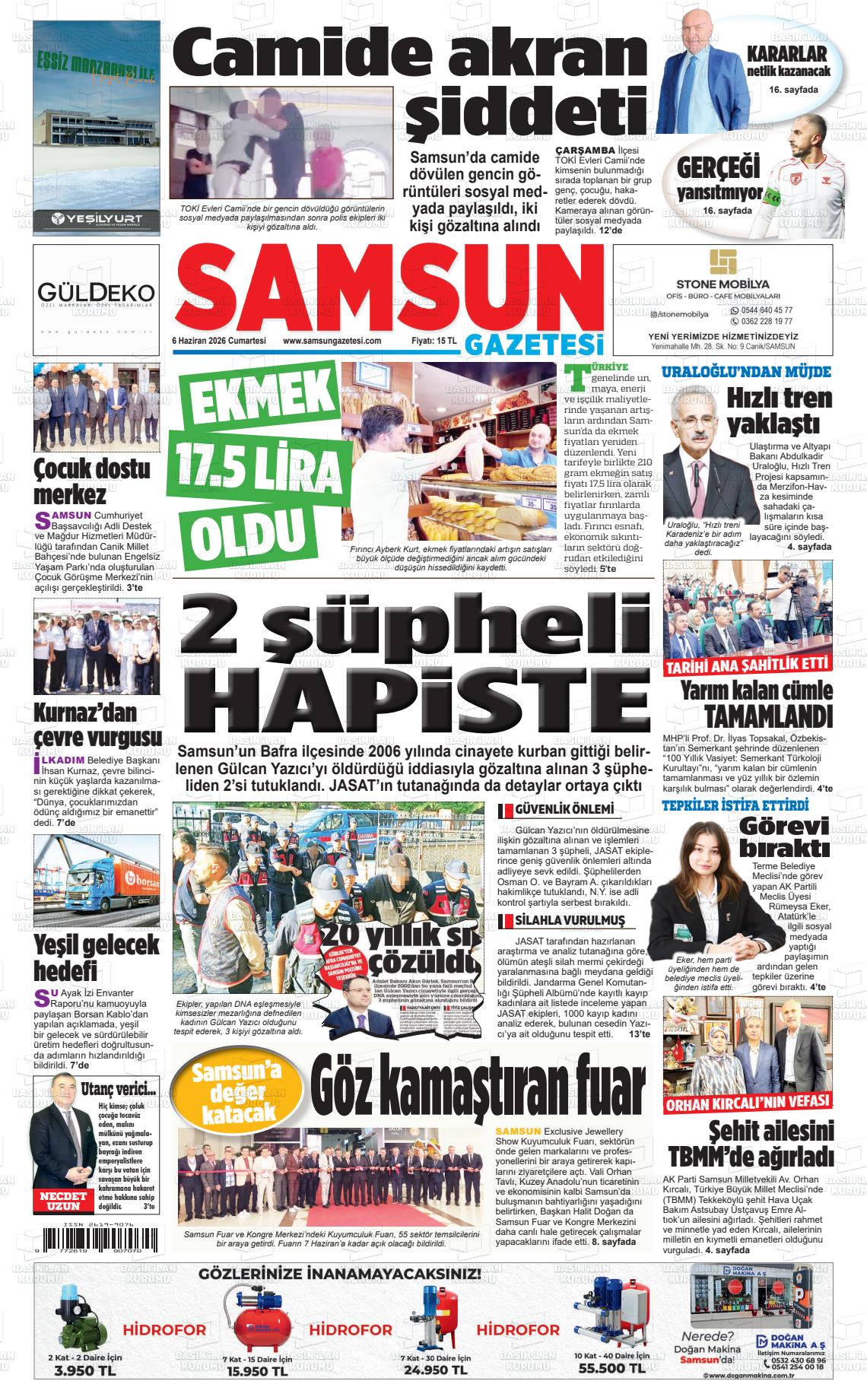 Samsun Ekip 06.06.2026