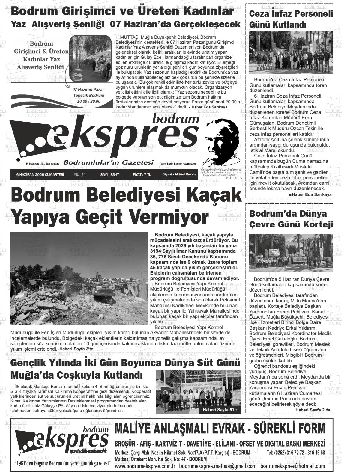 Mugla Ekspresbodrum 06.06.2026