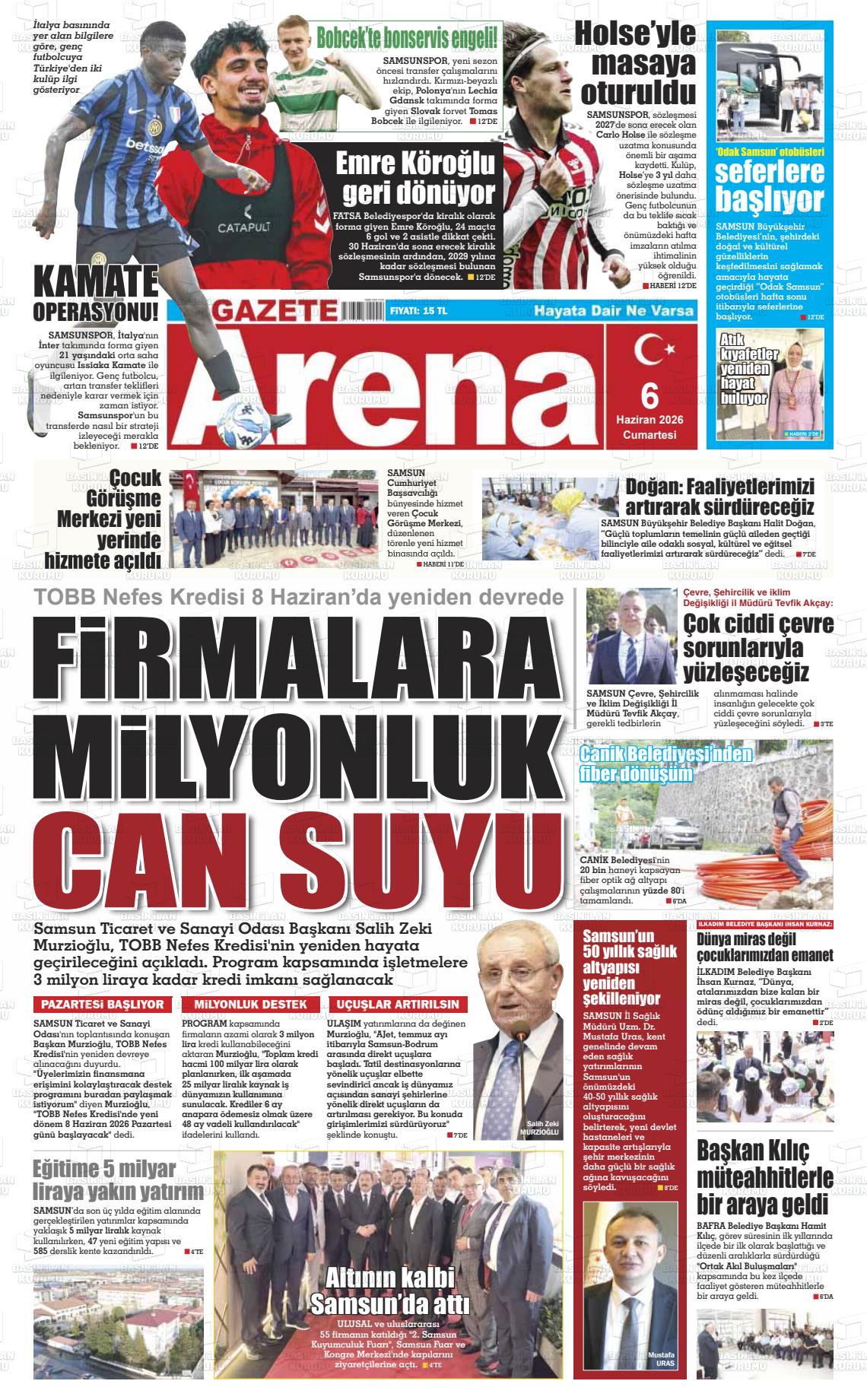 Samsun Gazetearena 06.06.2026