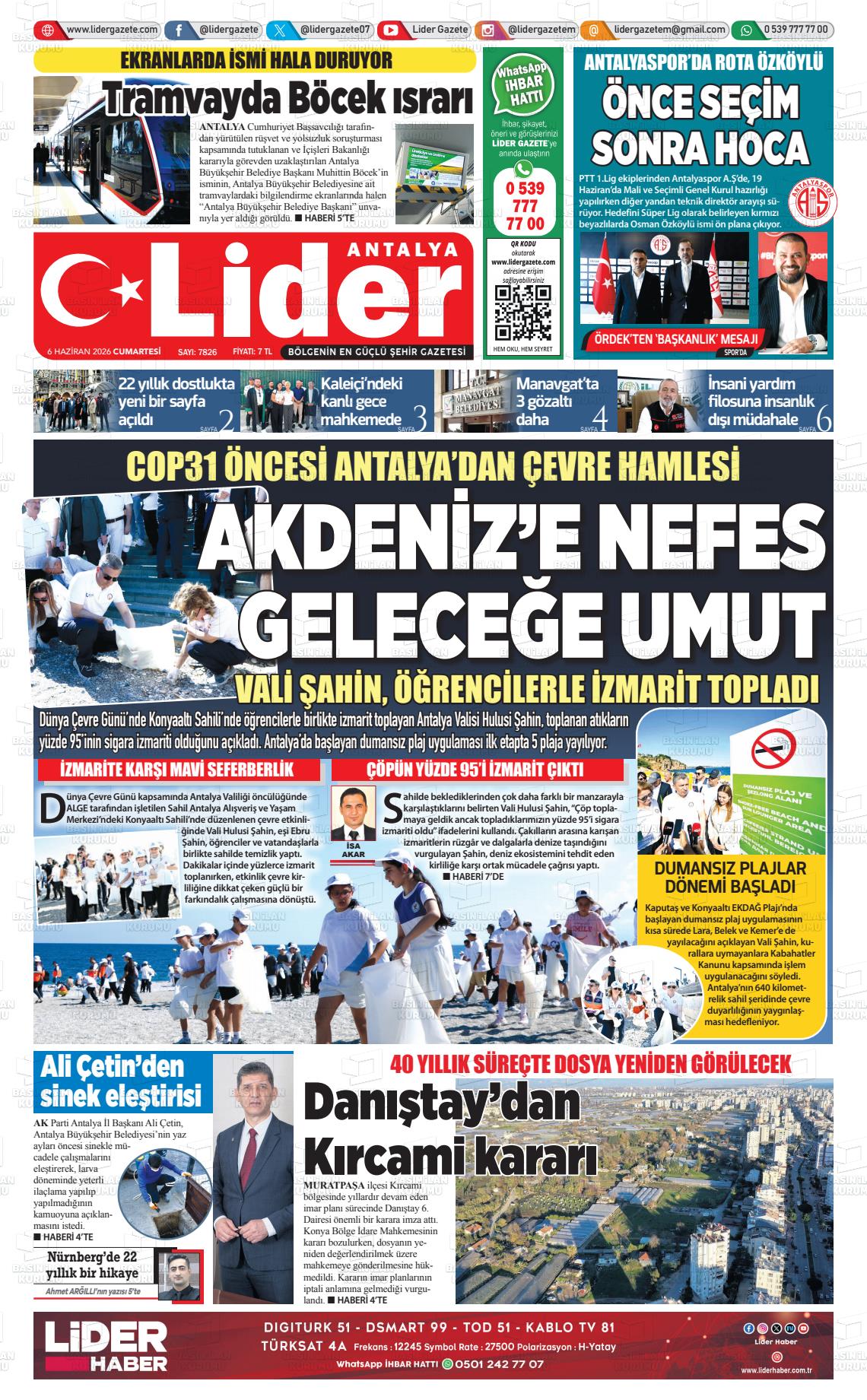 Antalya Gazetebir 06.06.2026