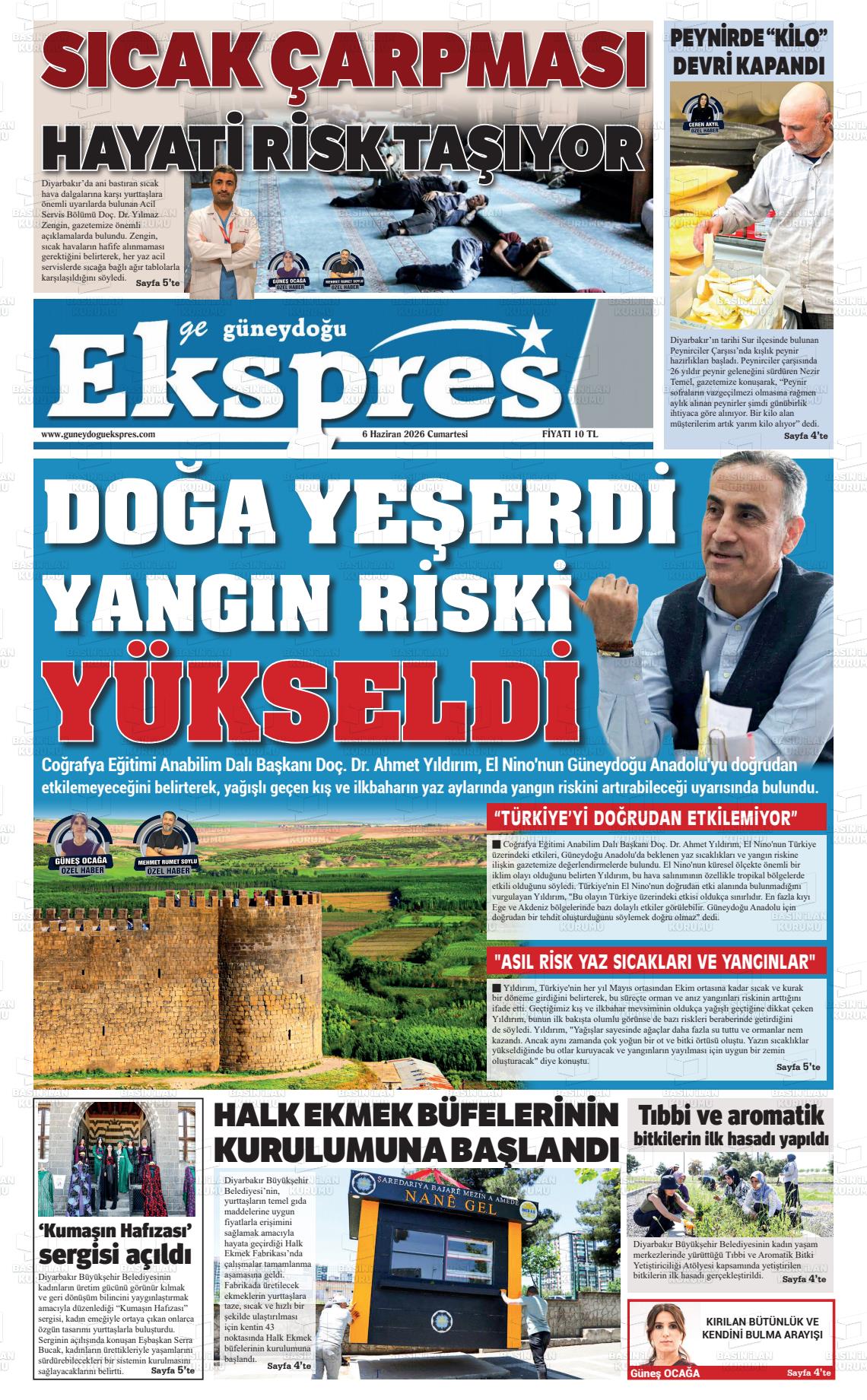 Diyarbakir Geguneydoguekspres 06.06.2026