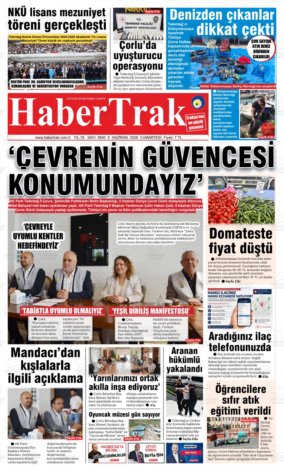 Tekirdag Habertrak 06.06.2026