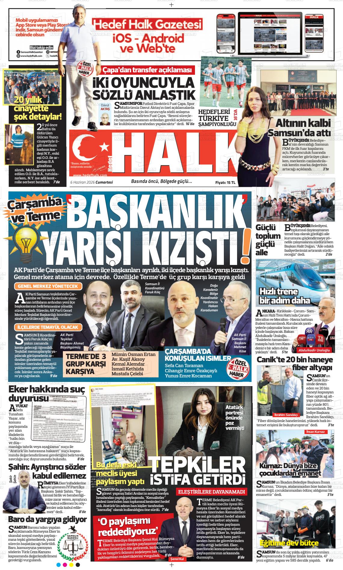 Samsun Hedefhalk 06.06.2026