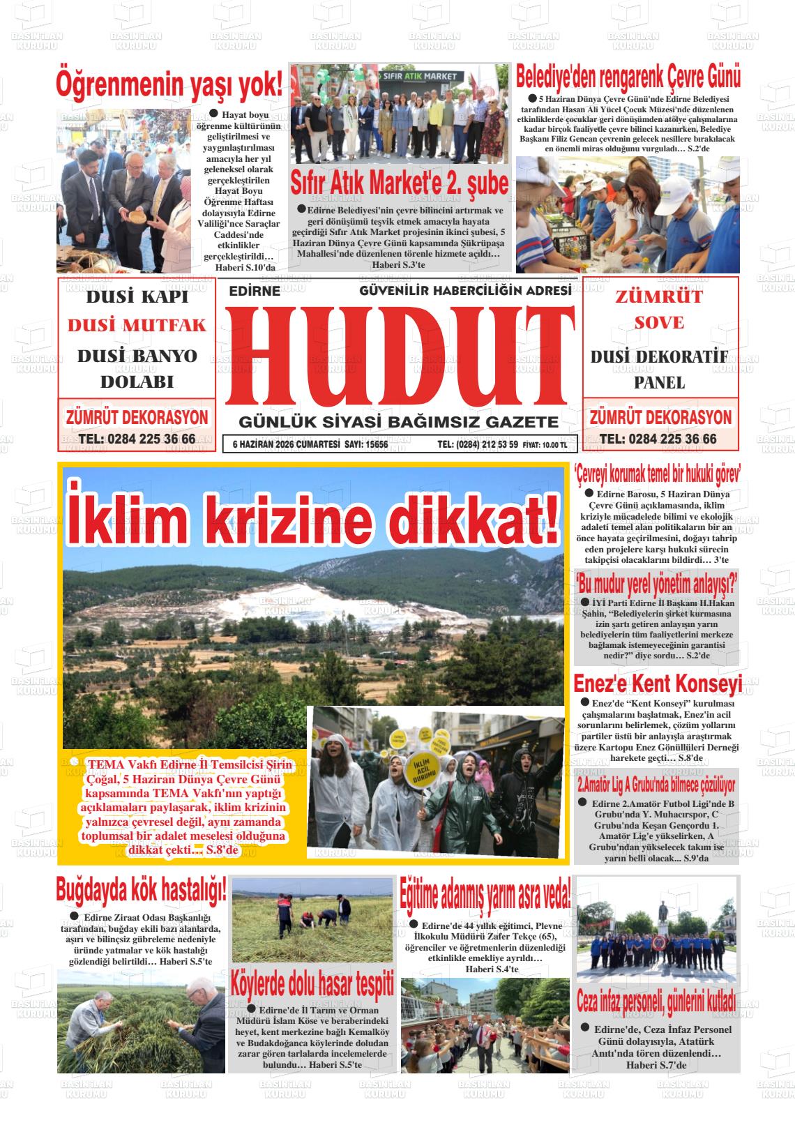 Edirne Hudut 06.06.2026