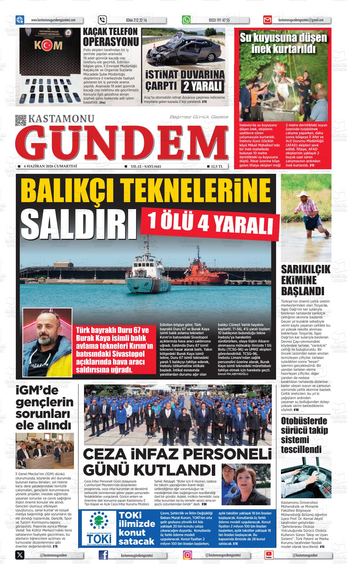 Kastamonu Gundem 06.06.2026