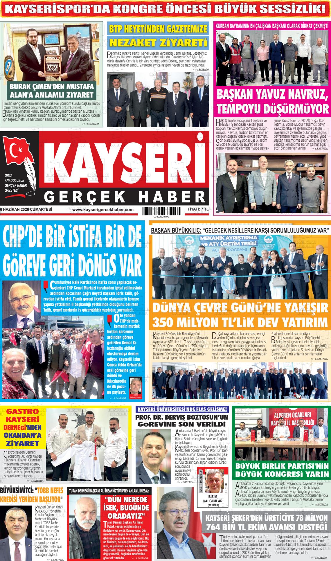 Kayseri Starhaber 06.06.2026